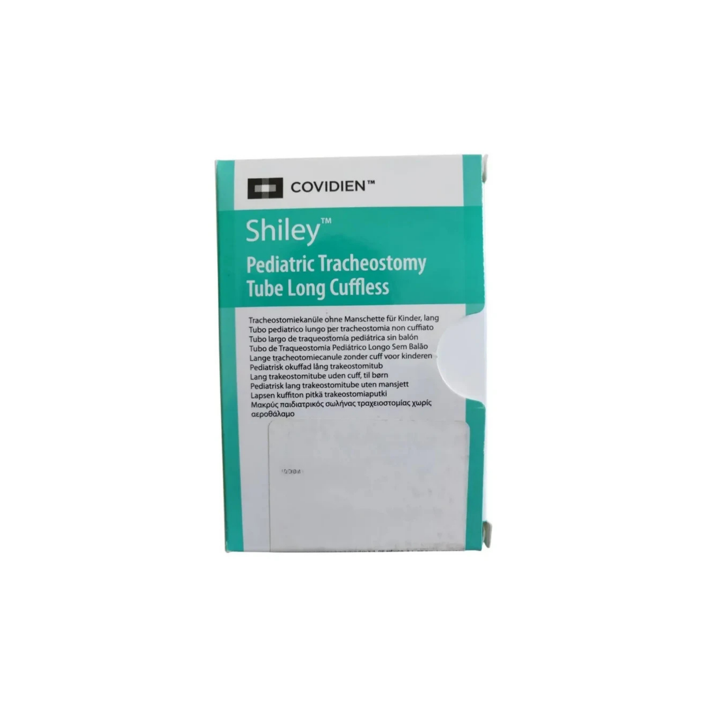 CANULA DE TRAQUEOSTOMIA PEDIATRICO SHILEY COVIDIEN REF: 5.0 PDL 1 PIEZA