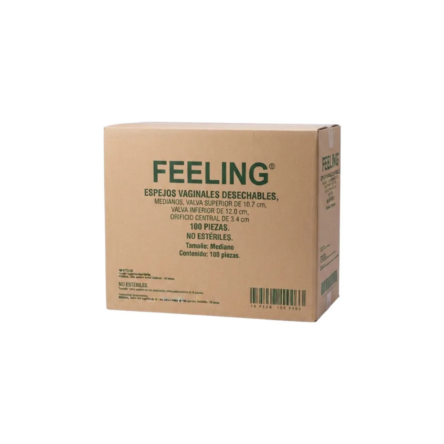ESPEJO VAGINAL MEDIANO CAJA CON 100 PIEZAS