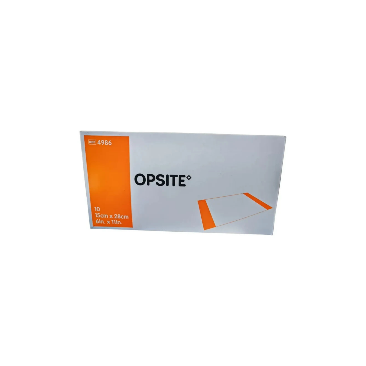 Campo quirúrgico adhesivo estéril Opsite 15 x 28 cm caja con 10 pzs