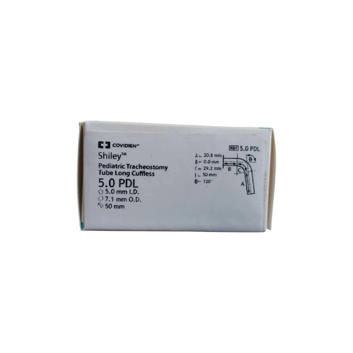 CANULA DE TRAQUEOSTOMIA PEDIATRICO SHILEY COVIDIEN REF: 5.0 PDL 1 PIEZA