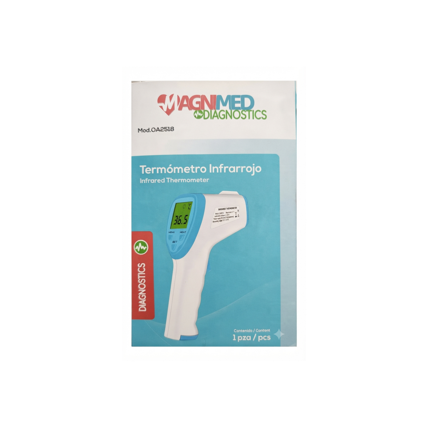 TERMOMETRO INFRARROJO MAGNIMED