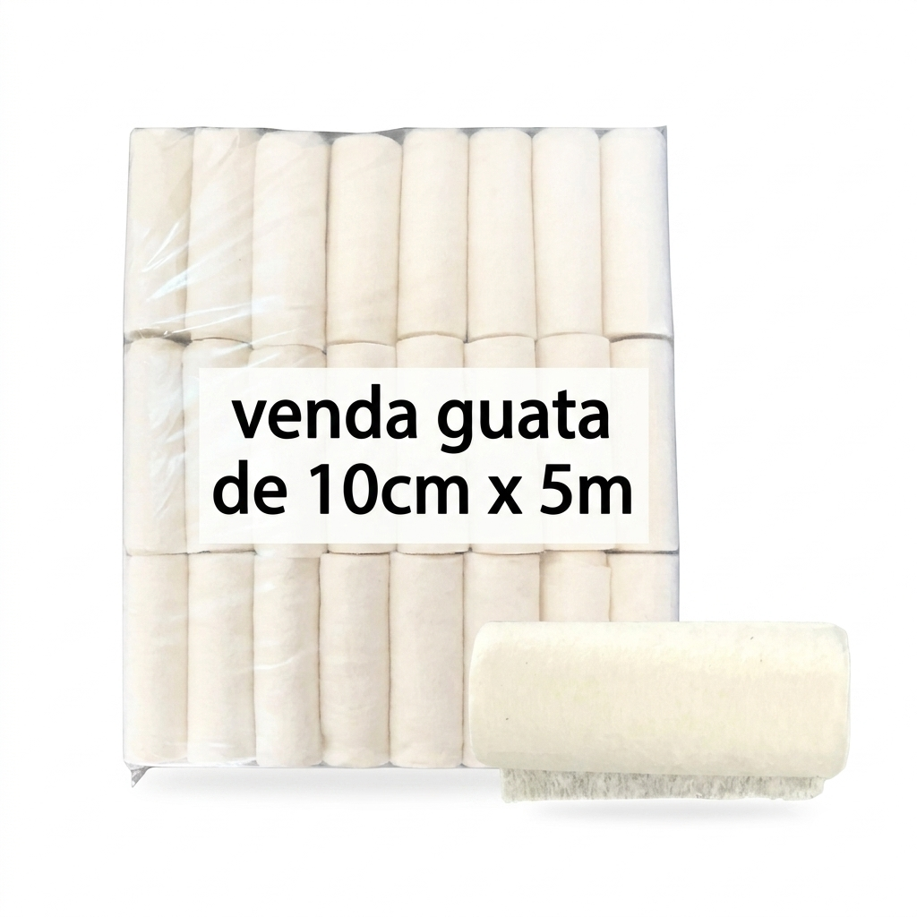 VENDA DE GUATA 10CM X 5 M PAQUETE CON 24 PIEZAS