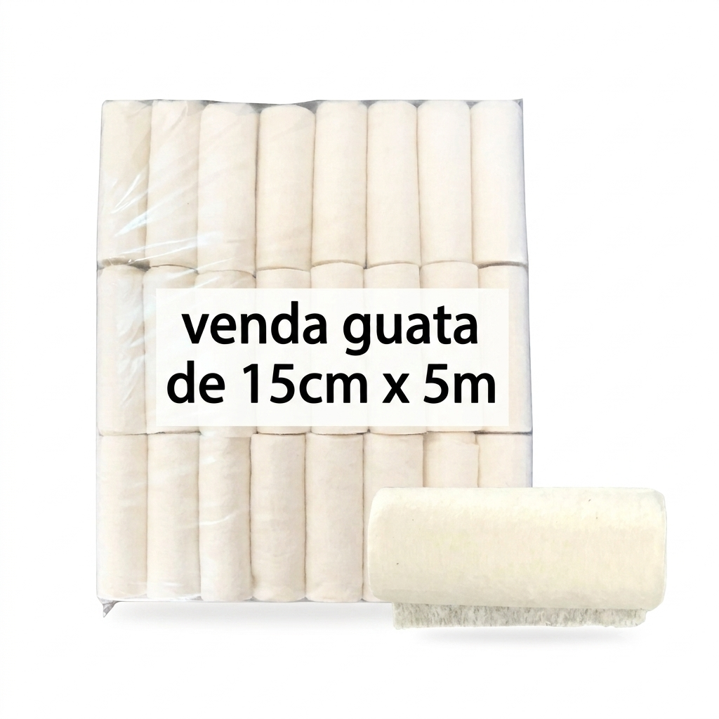 VENDA DE GUATA 15CM X 5M PAQUTE CON 24 PIEZAS