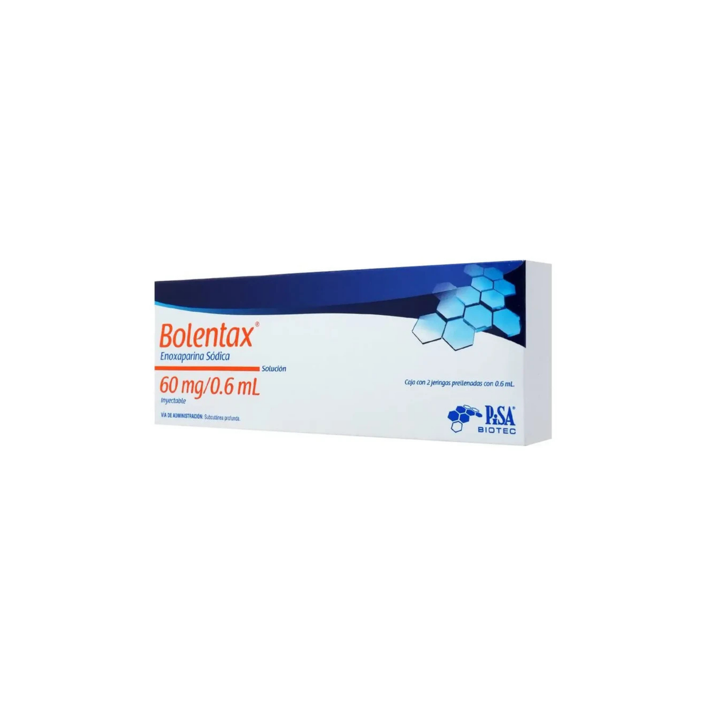 BOLENTAX ENOXAPARINA SODICA 60 MG / 0.6 ML INYECTABLE
