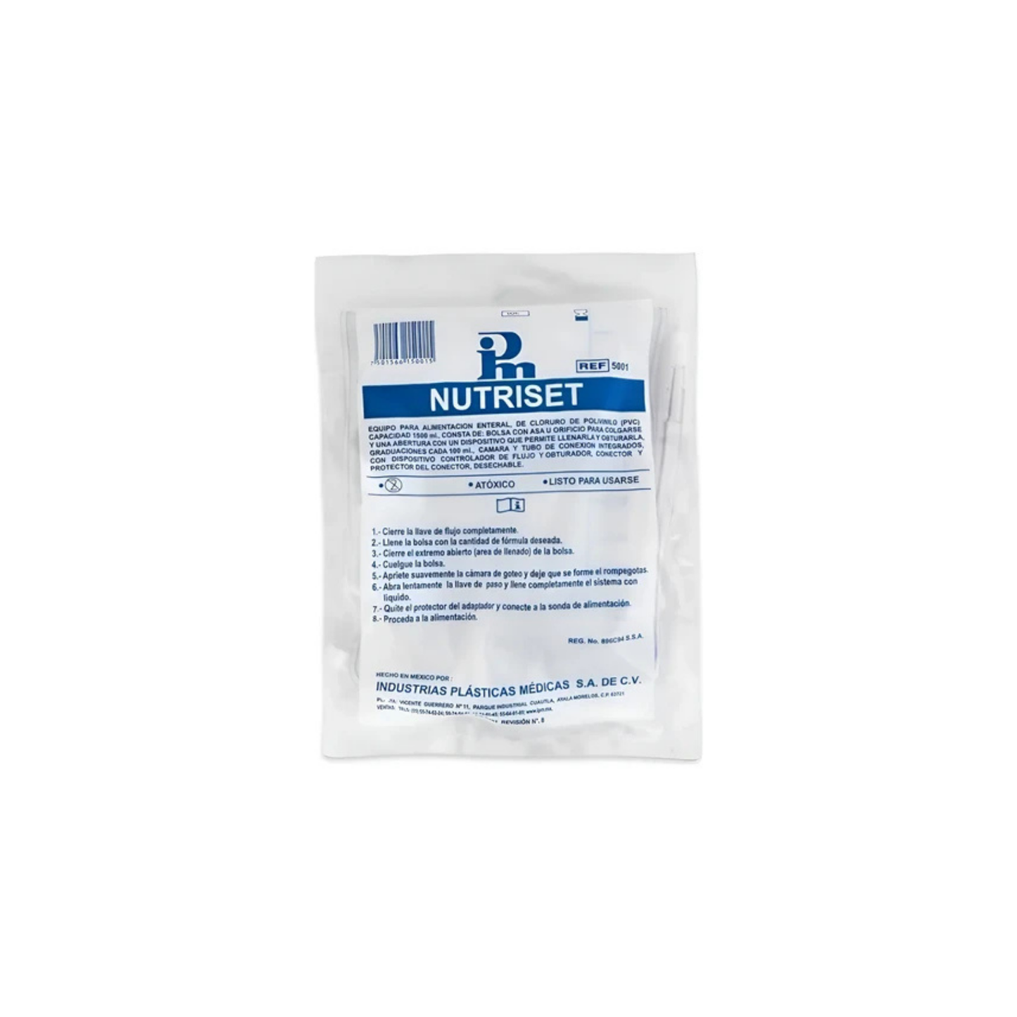 BOLSA ALIMENTACION NUTRISET 500 ML