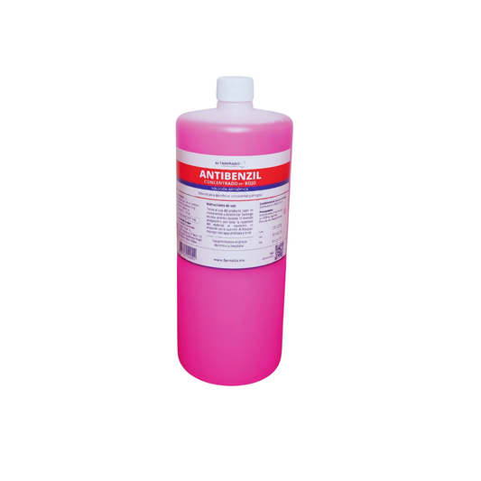 ANTIBENZIL CONCENTRADO ROJO ENVASE DE 1 LITRO