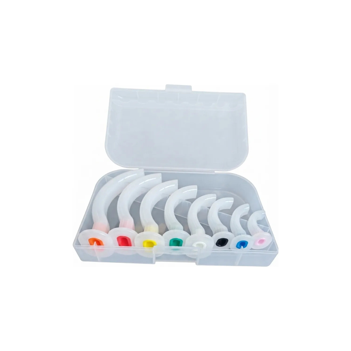 CANULA DE GUEDEL DESECHABLE 100% LIBRE DE LATEX KIT CON 8 PIEZAS