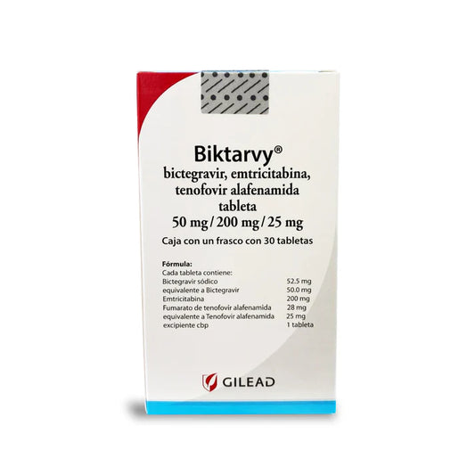 BIKTARVY CAJA CON 1 FRASCO CON 30 TABLETAS
