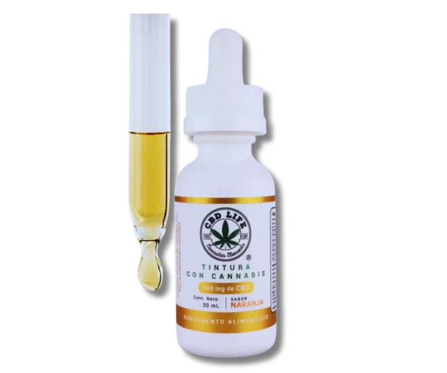 TINTURA CON CANNABIS SABOR NARANJA 500 MG DE CBD