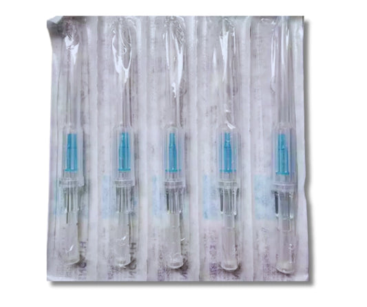 CATETER INTRAVENOSO PERIFERICO RADIOPACO INCATH DL 22G X 25MM CAJA CON 50 PIEZAS