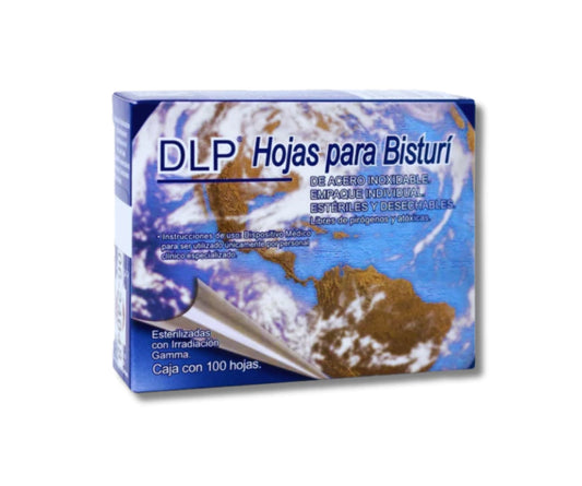 HOJAS PARA BISTURI DE ACERO INOXIDABLE # 12 CON 100 HOJAS