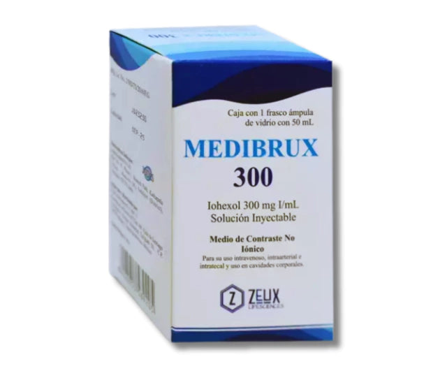 MEDIBRUX IOHEXOL SOL. INY. C/1 FCO. AMP. 50 ML. 300 MG/1 ML. MEDIO DE CONTRASTE NO IONICO