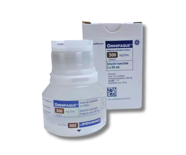IOPAMIDOL MEDIO DE CONTRASTE OMNIPAQUE 300 mg I / Ml ENVASE CON 50 mL 070.581.0109
