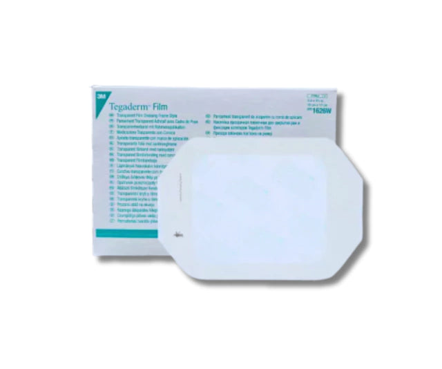 TEGADERM 3M APÓSITO TRANSPARENTE 10X12 CM 1626 CAJA CON 50 PZ